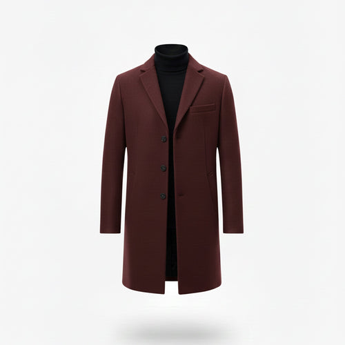 Men's Long Coat – Winter Layer