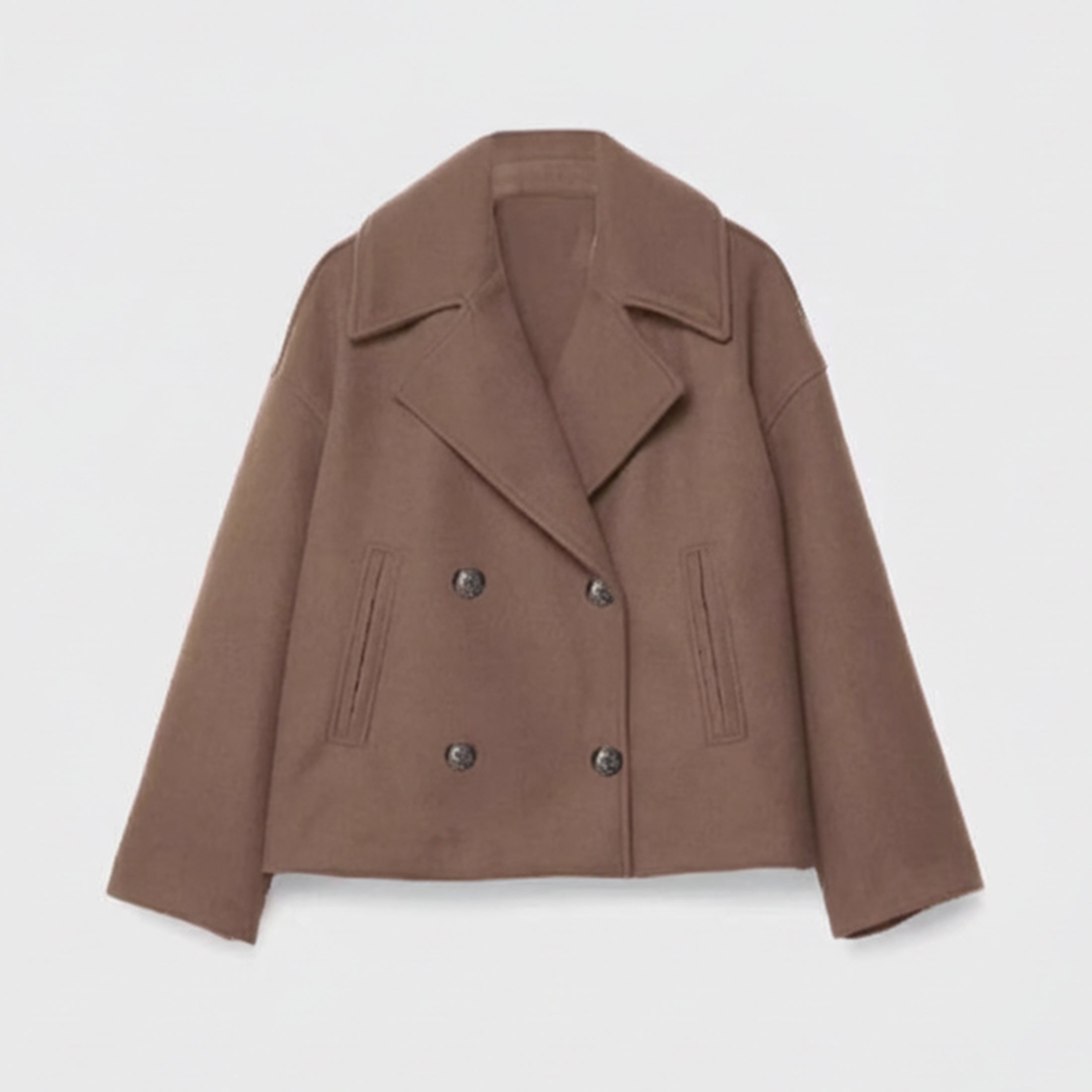 Women's Cropped Soft-Knit Blazer – Effortless Smart-Casual