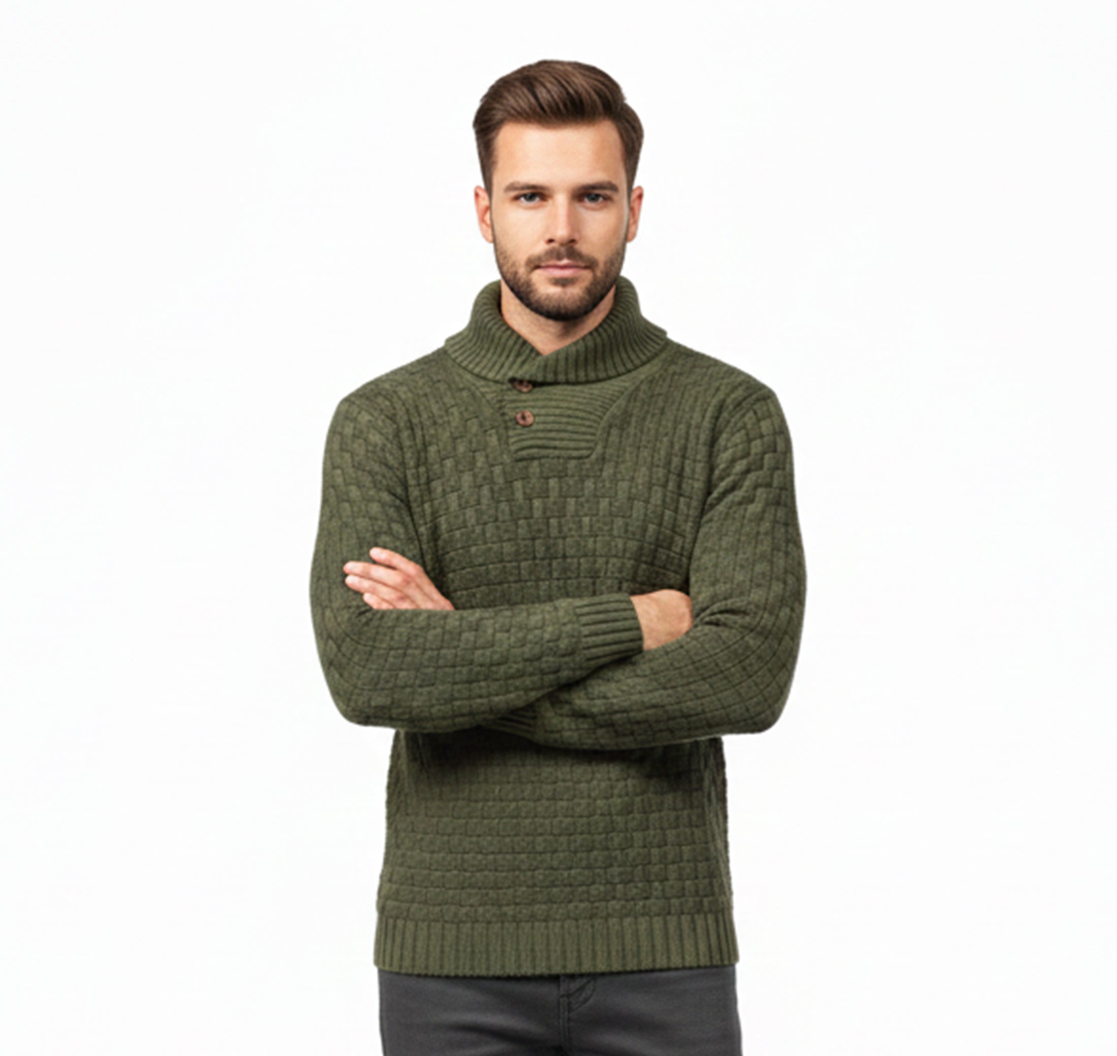 Men’s Knit Sweater – Urban Winter Fit