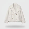 Women's Cropped Soft-Knit Blazer – Effortless Smart-Casual