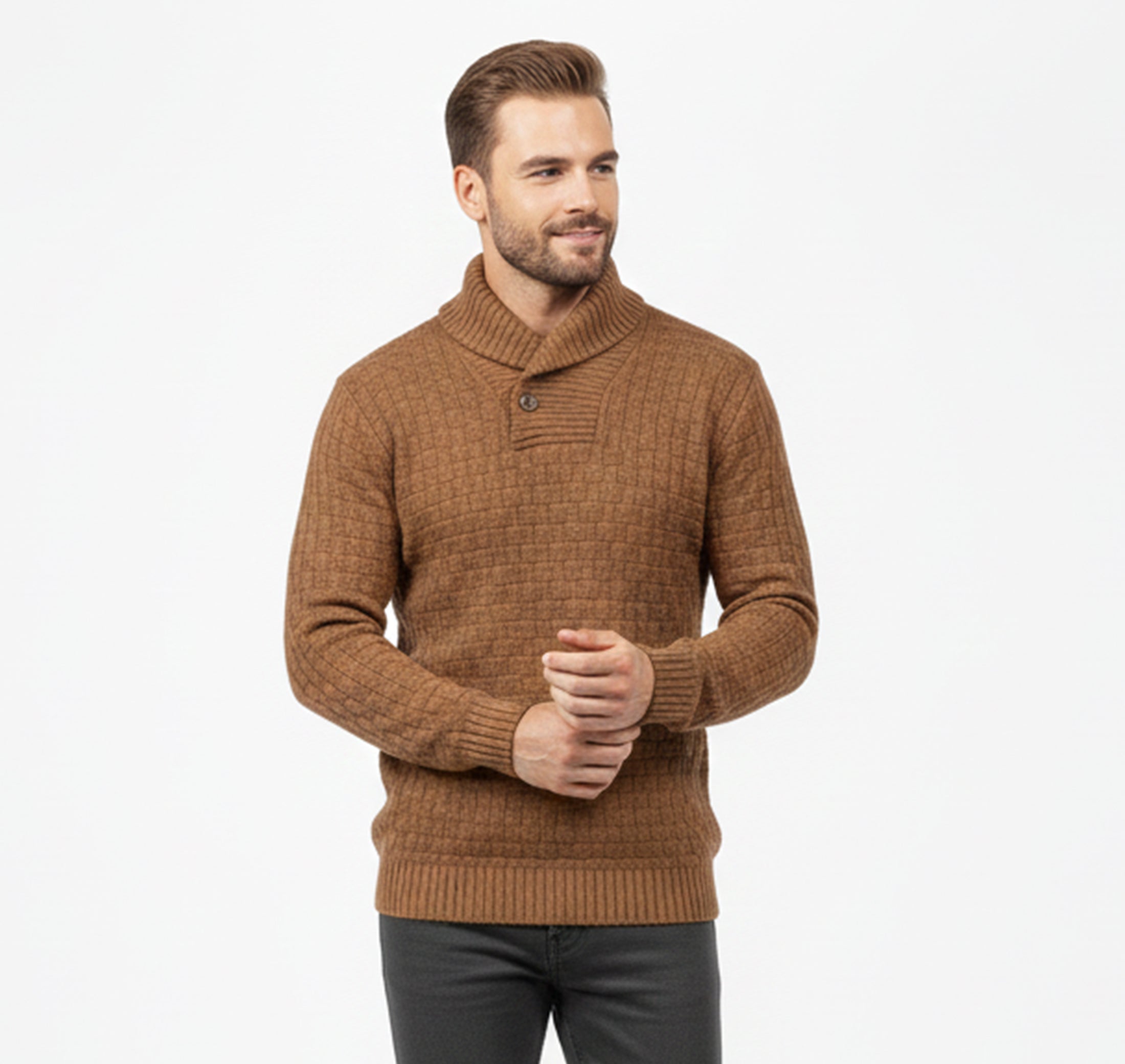 Men’s Knit Sweater – Urban Winter Fit