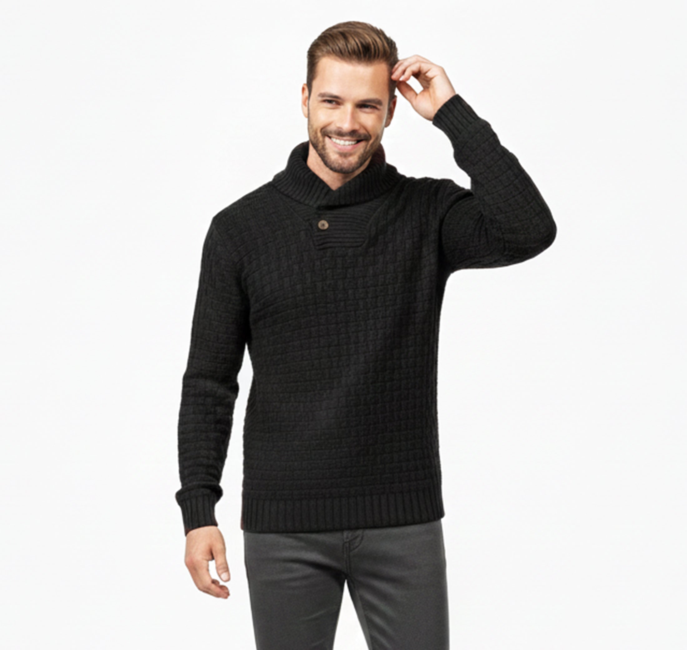 Men’s Knit Sweater – Urban Winter Fit